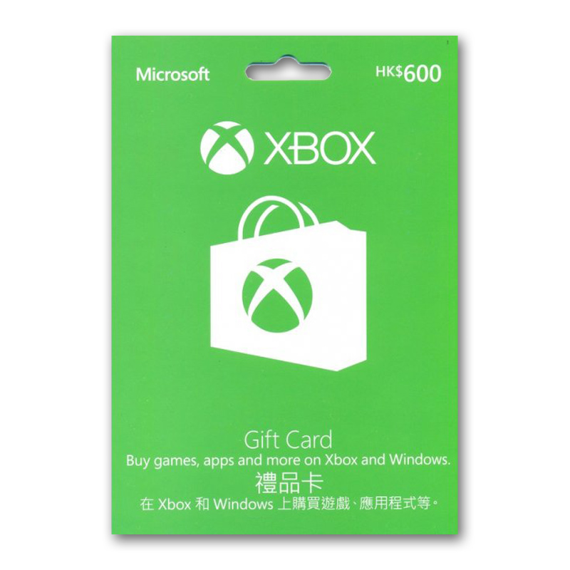 (即時發貨)香港Xbox Gift Cards禮品卡/預付卡 HKD600-Xbox禮品卡批發-帐号精灵